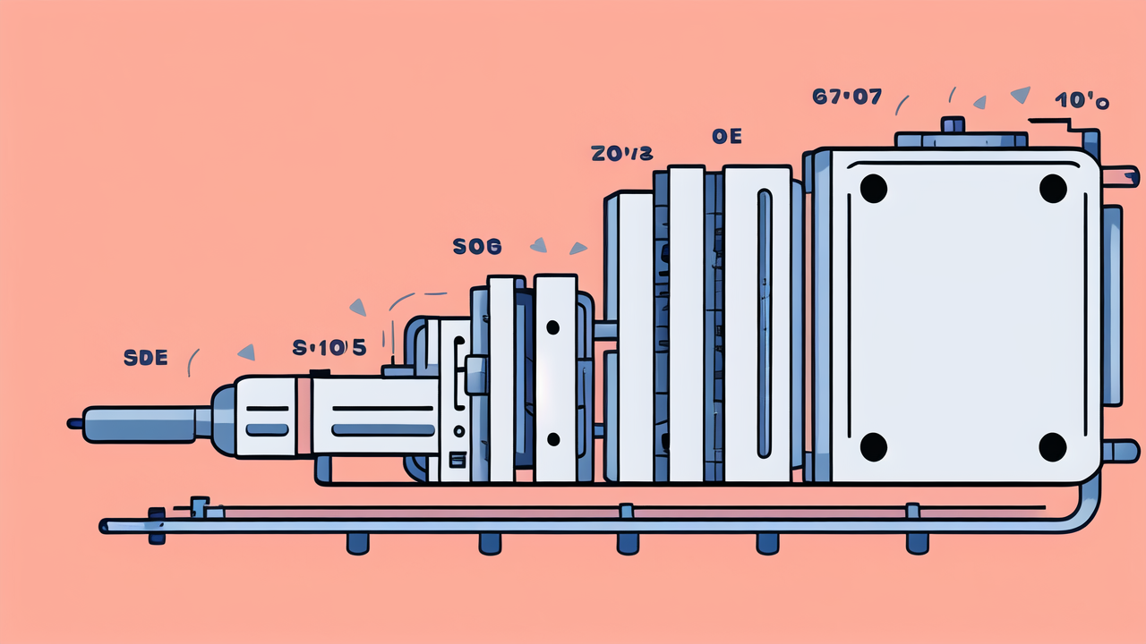 skf 6204 bearing, Stylized camera with lens, display, and shutter in blue and orange on peach background
