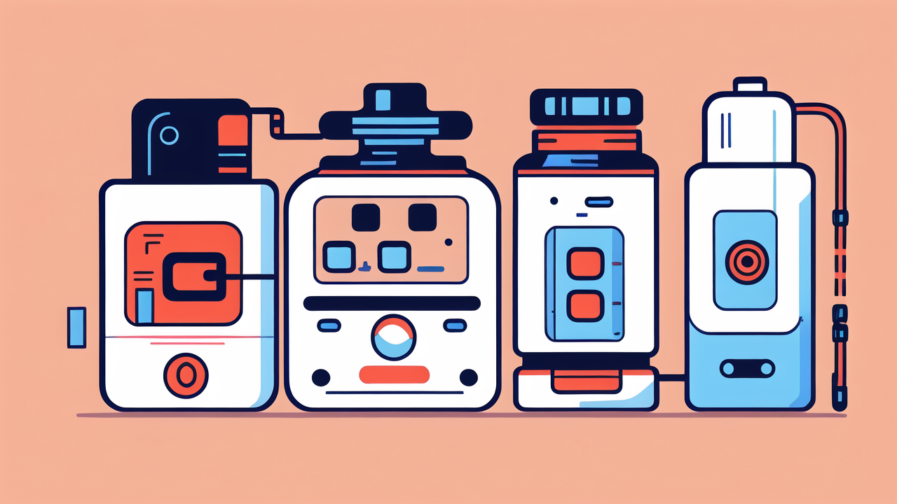 Blue Peeps digital device design with Glass Bongs focus; clock, camera, speaker icons.