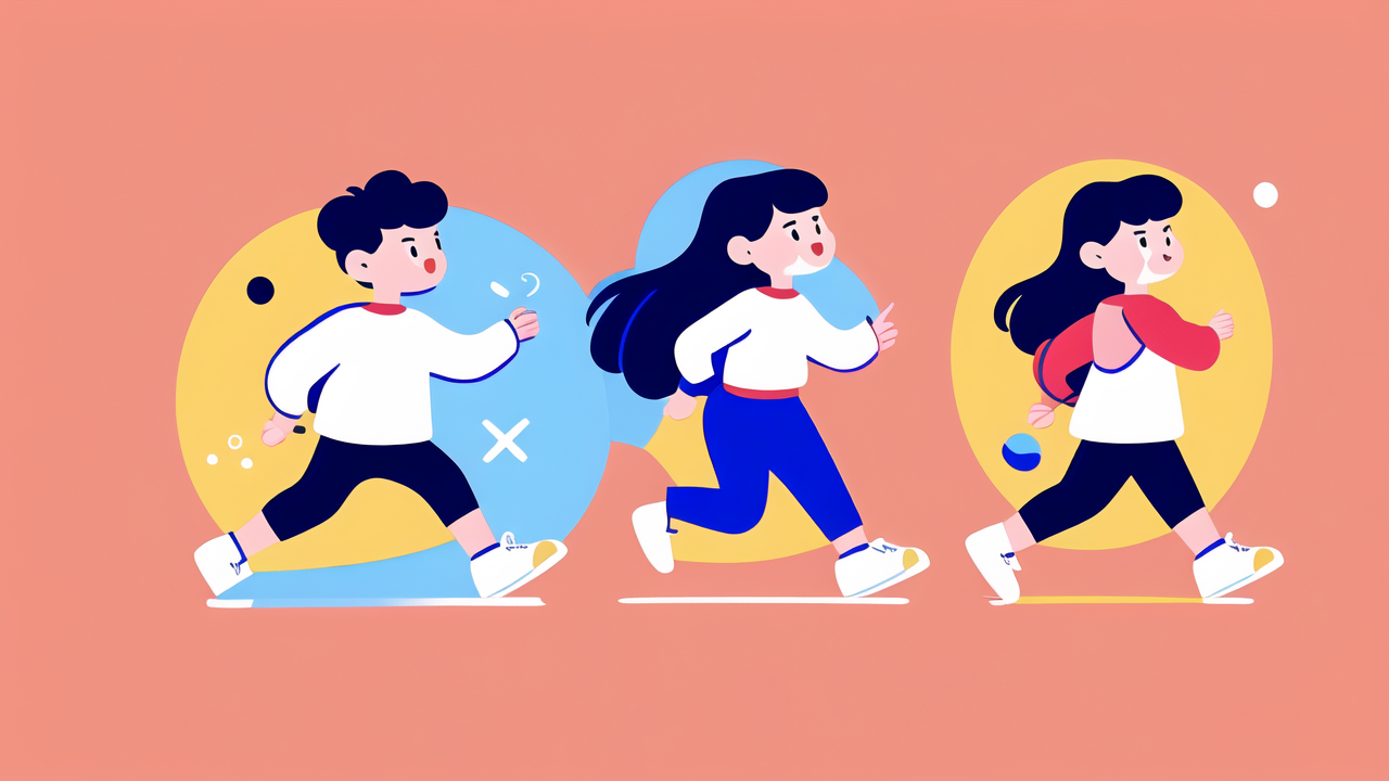 Children running playfully, showcasing Smartwatch health tracking features