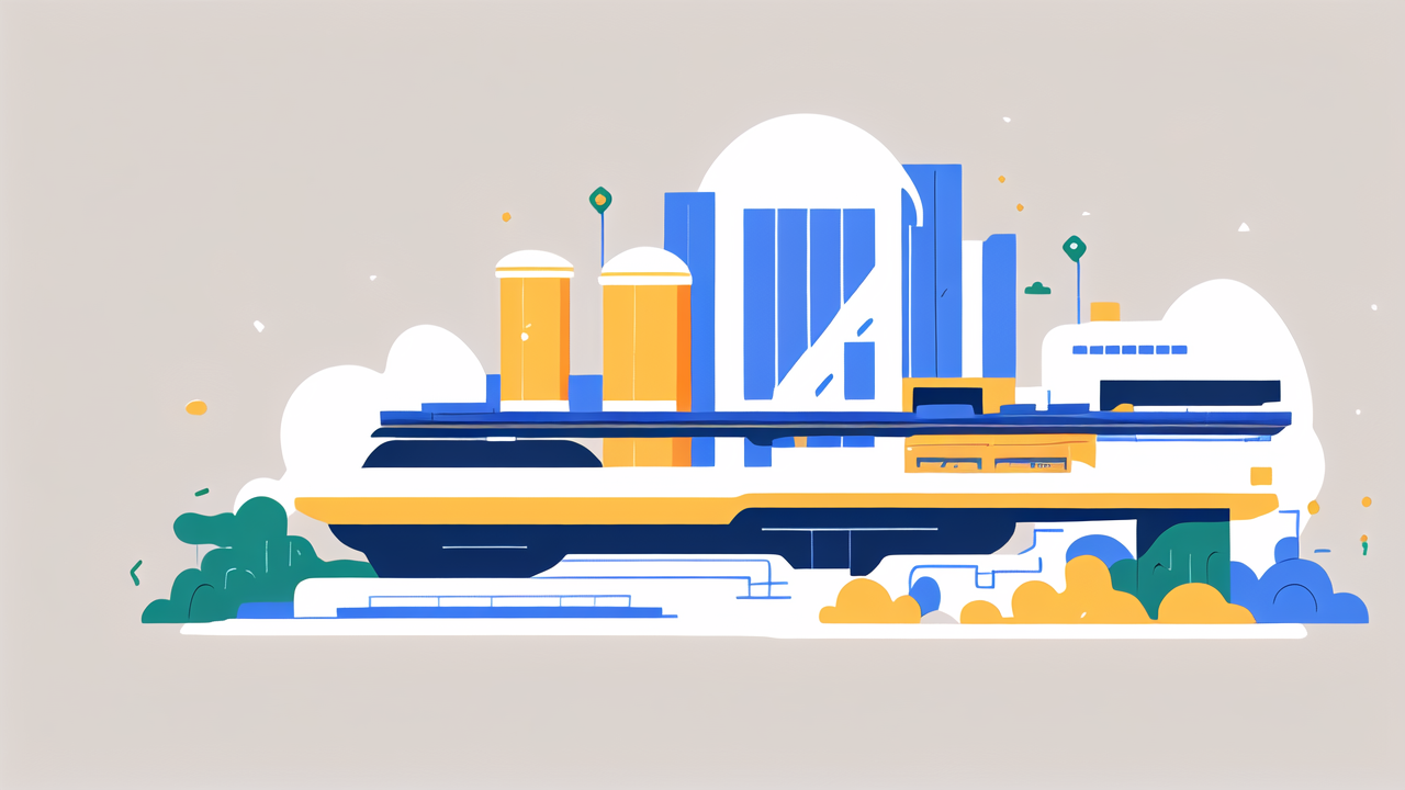 what is carbon fiber, Futuristic cityscape with colorful train; vibrant contrast; carbon fiber sheets.
