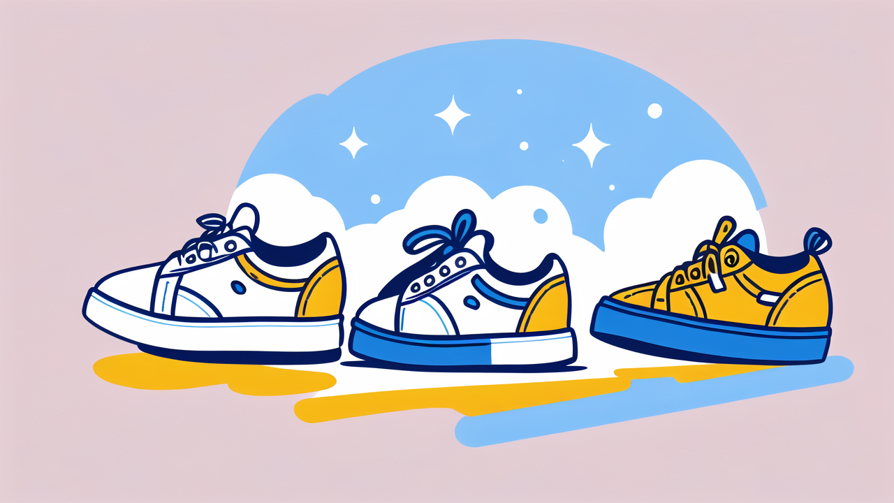 baby summer clothes and baby bibs cartoon sneakers on a pink background