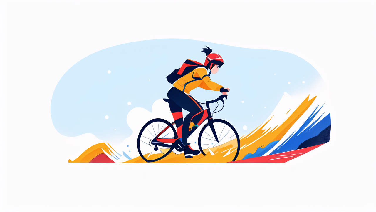 carbon fiber fabric, Cyclist rides swiftly on carbon fiber composites bicycle, wearing safety gear.