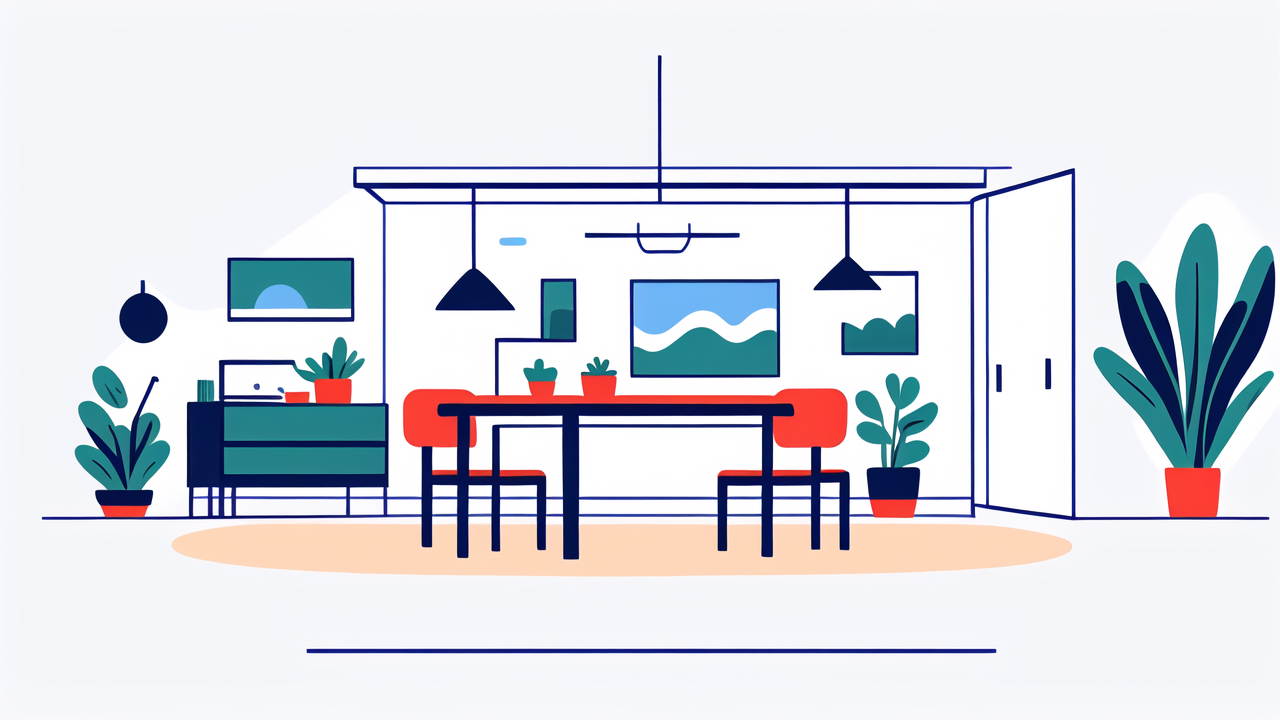 white table