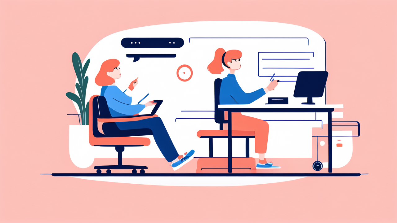 ergonomic recliner chairs, Two people in office with ergonomic recliner and lift chairs, modern workspace.