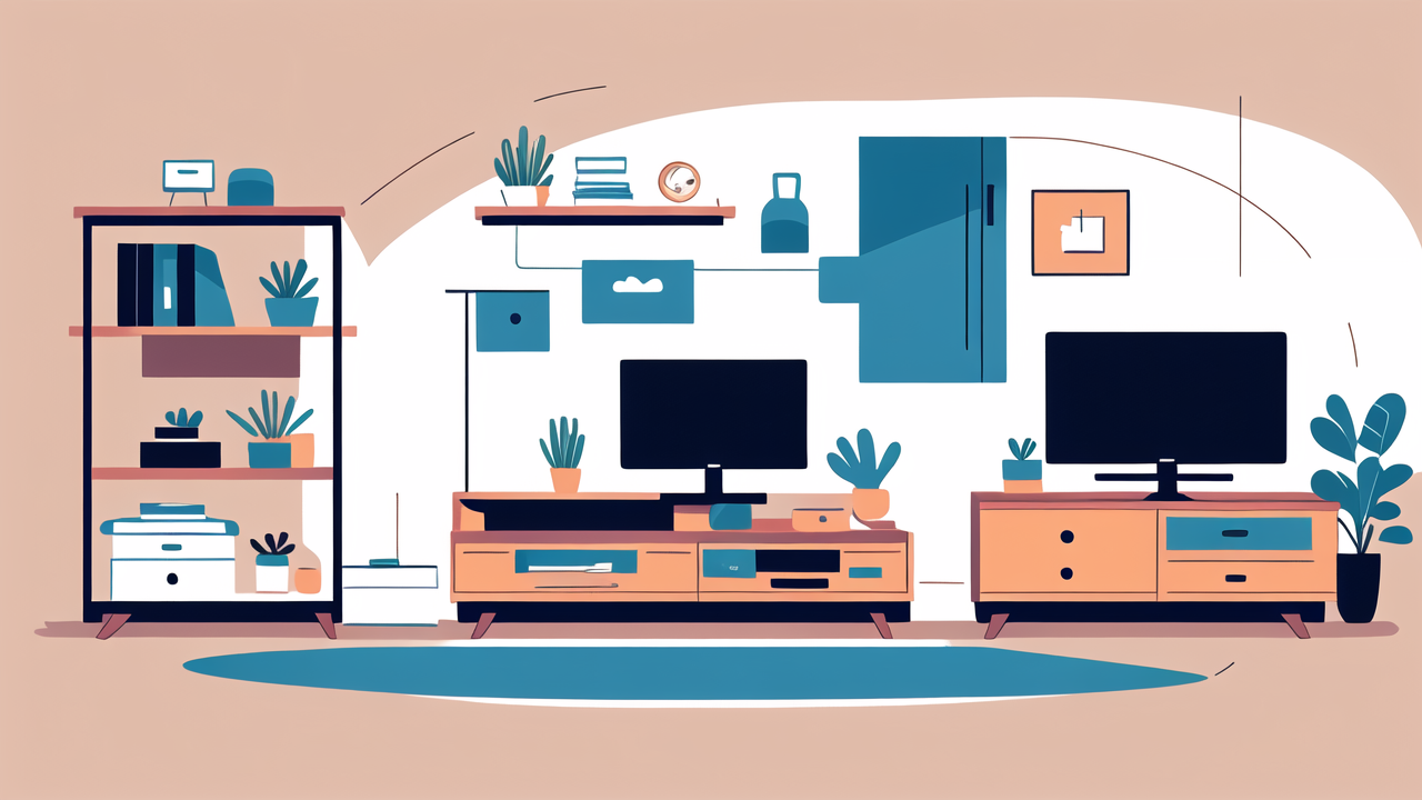 light wood tv stand