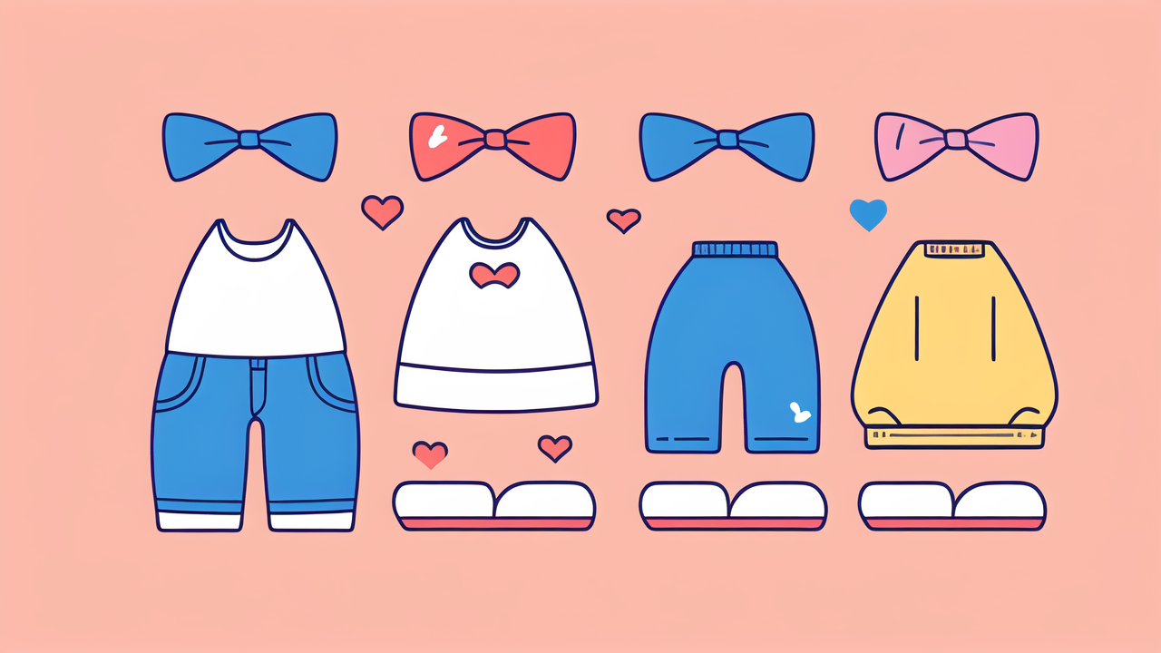 Full Heart Baby Clothing Set