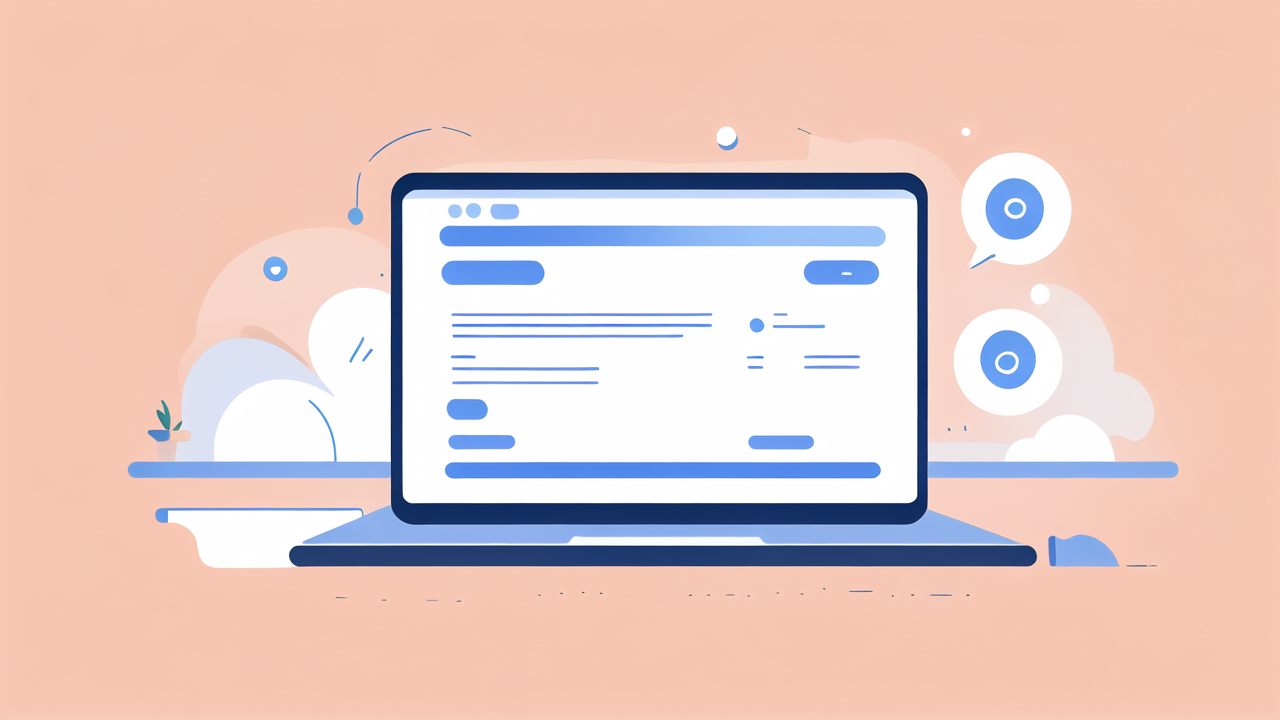 Stylized laptop workspace with Cloud Couch page, enhancing senior comfort through design.