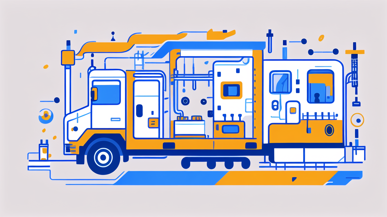 2rs1 skf, Abstract design with blue rectangles and yellow elements, perfect for SKF Bearings theme.