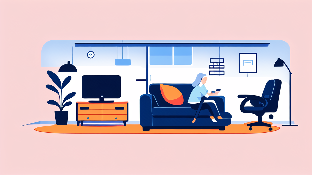 dark blue recliner chair