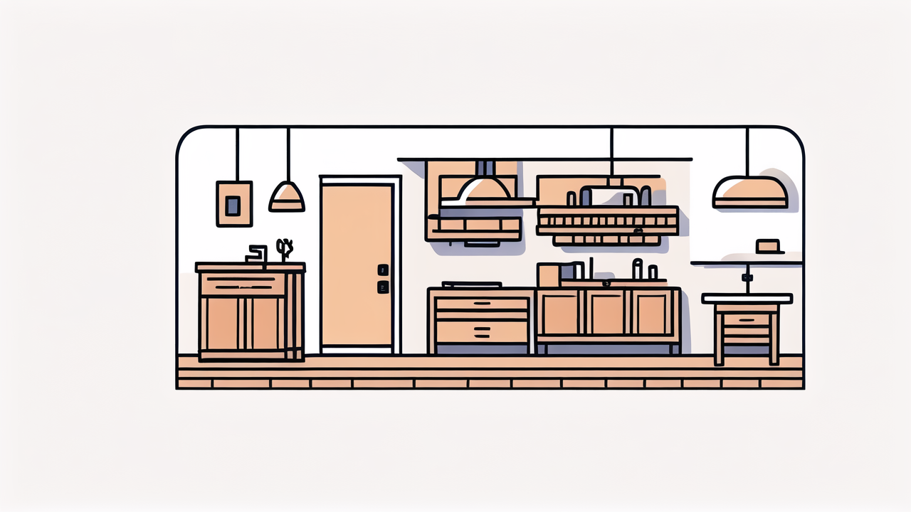 South Africa furniture kitchen with warm tones, showcasing Antique Wood Restoration.