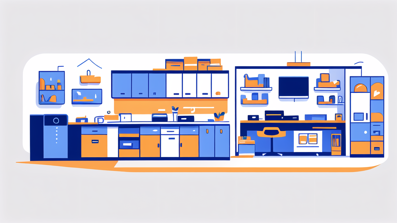 space saving dresser, Modern living room with pink sofa, blue armchair, wooden coffee table, multifunctional furniture.
