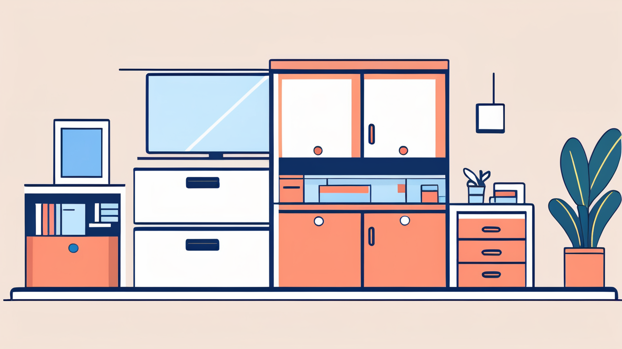 space saving dresser