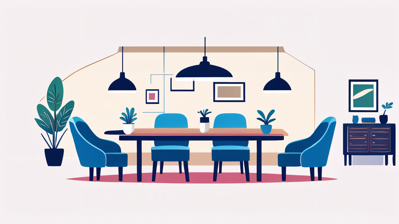 eclectic dining room