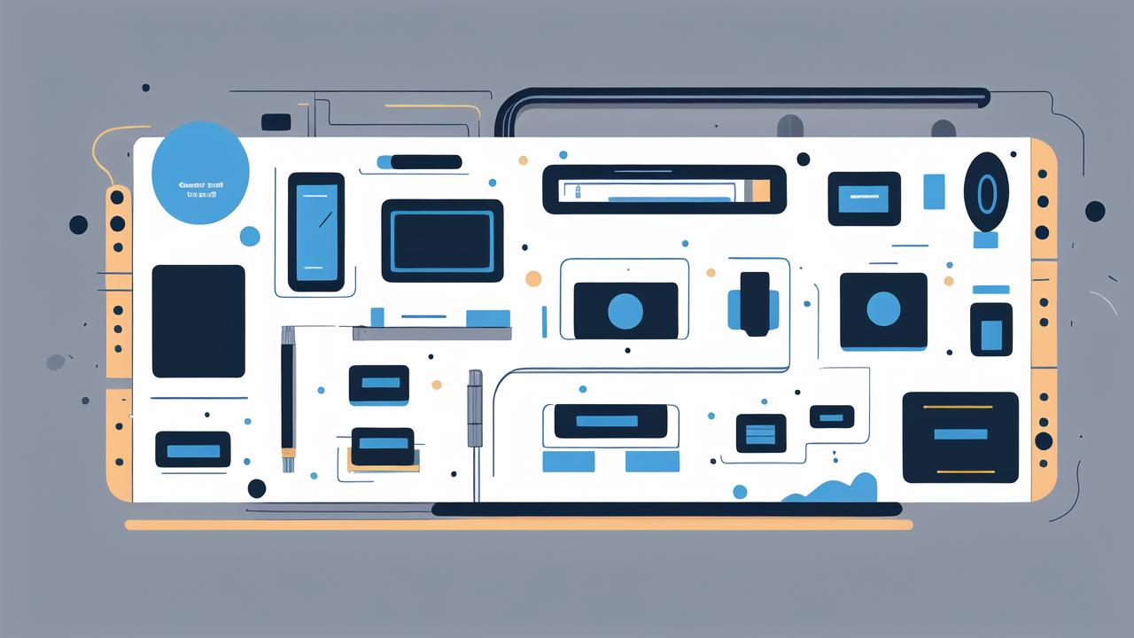 Color Carbono laboratory scene with blue beaker and Carbon Black experimentation