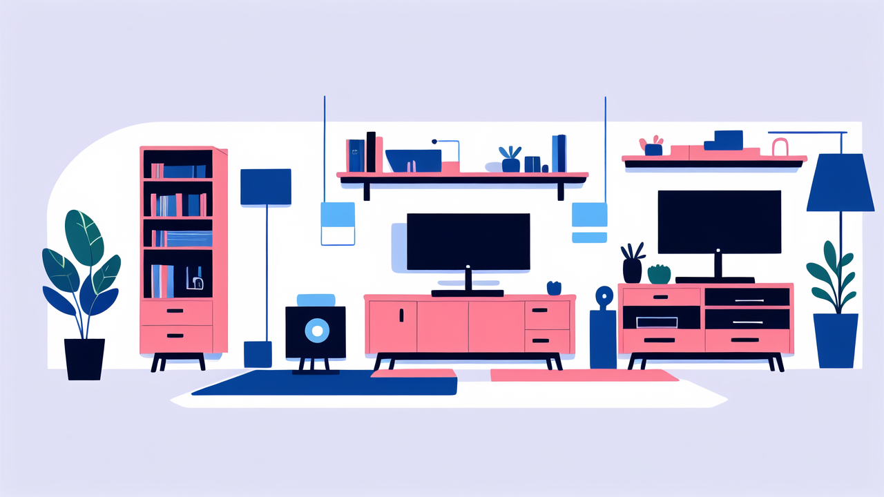 adjustable tv stand