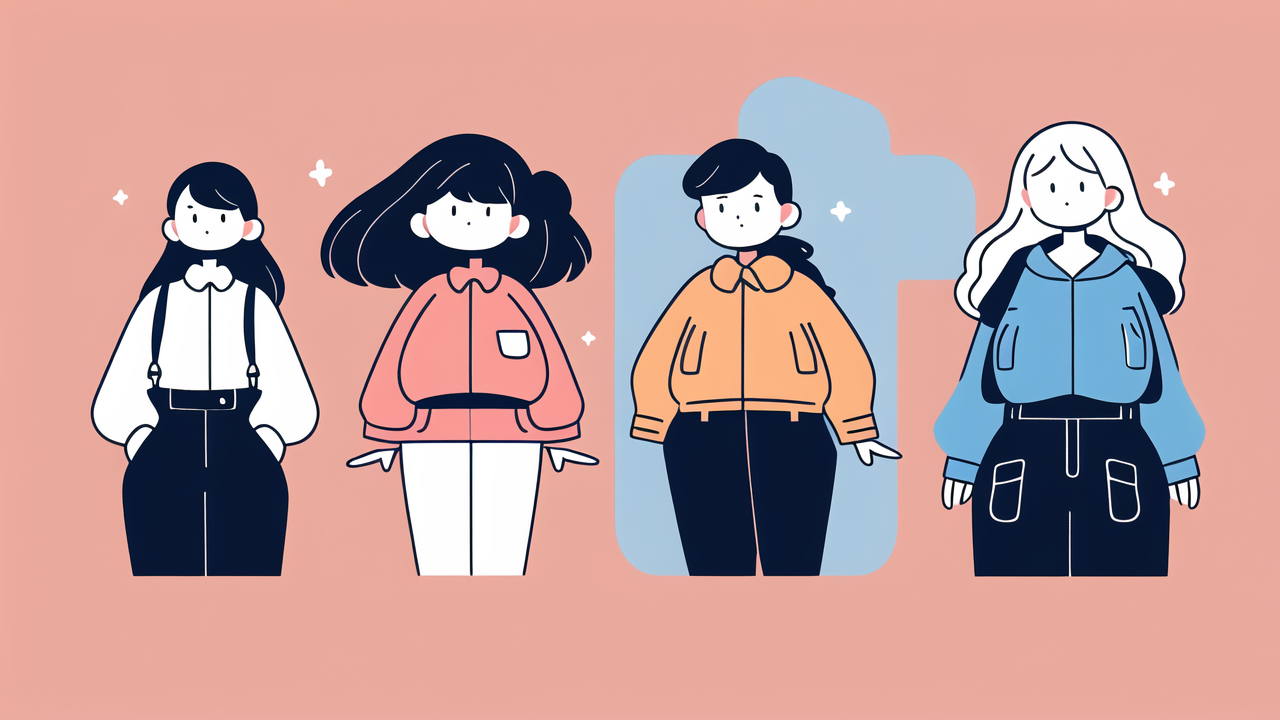 Family of four in minimalist style, highlighting a baby sleeping bag multi function