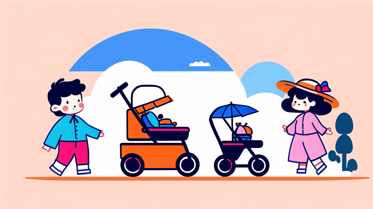 baby gloves, Yellow truck with blue bathtubs carrying toys and plant against pink cloud background