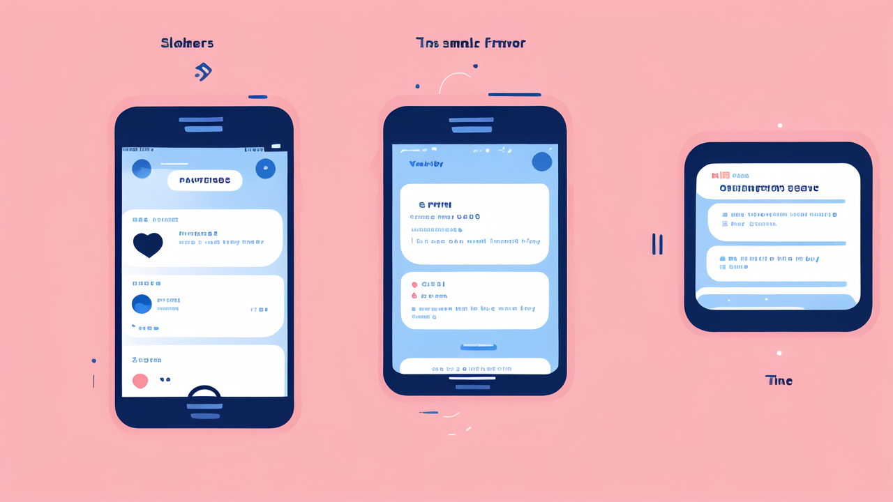 fitness performance, Fitness Trackers app interfaces comparison on smartphone: Slammers, Tns, Time.