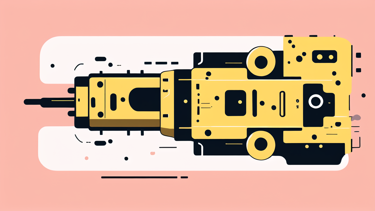 6000 2rs bearing, Top-down view of mechanical device featuring bearings on an orange background
