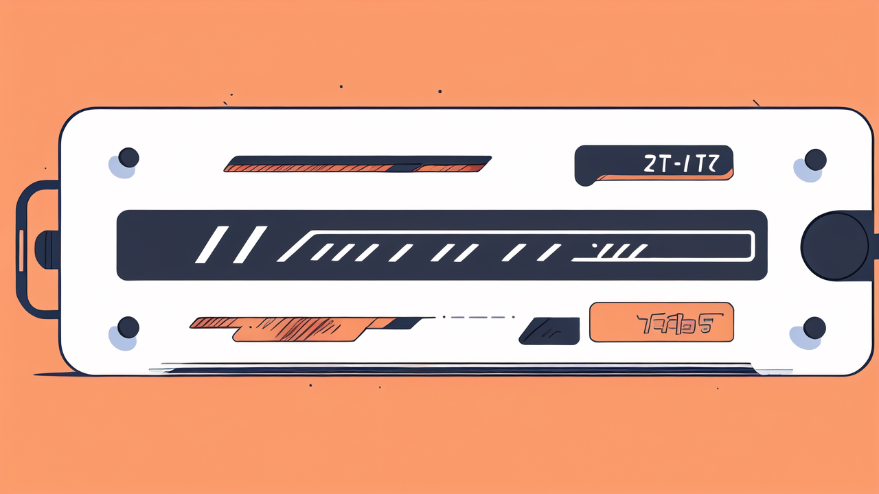 Minimalist cityscape with T1000 carbon fiber elements in blue, white, and orange.