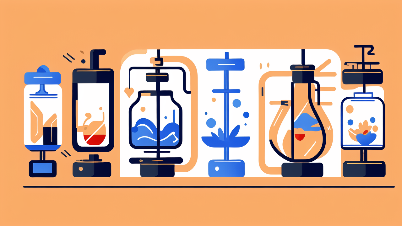 gold mouthpiece absent; sleek bottles on vibrant backdrop; focus keyword Glass Bongs