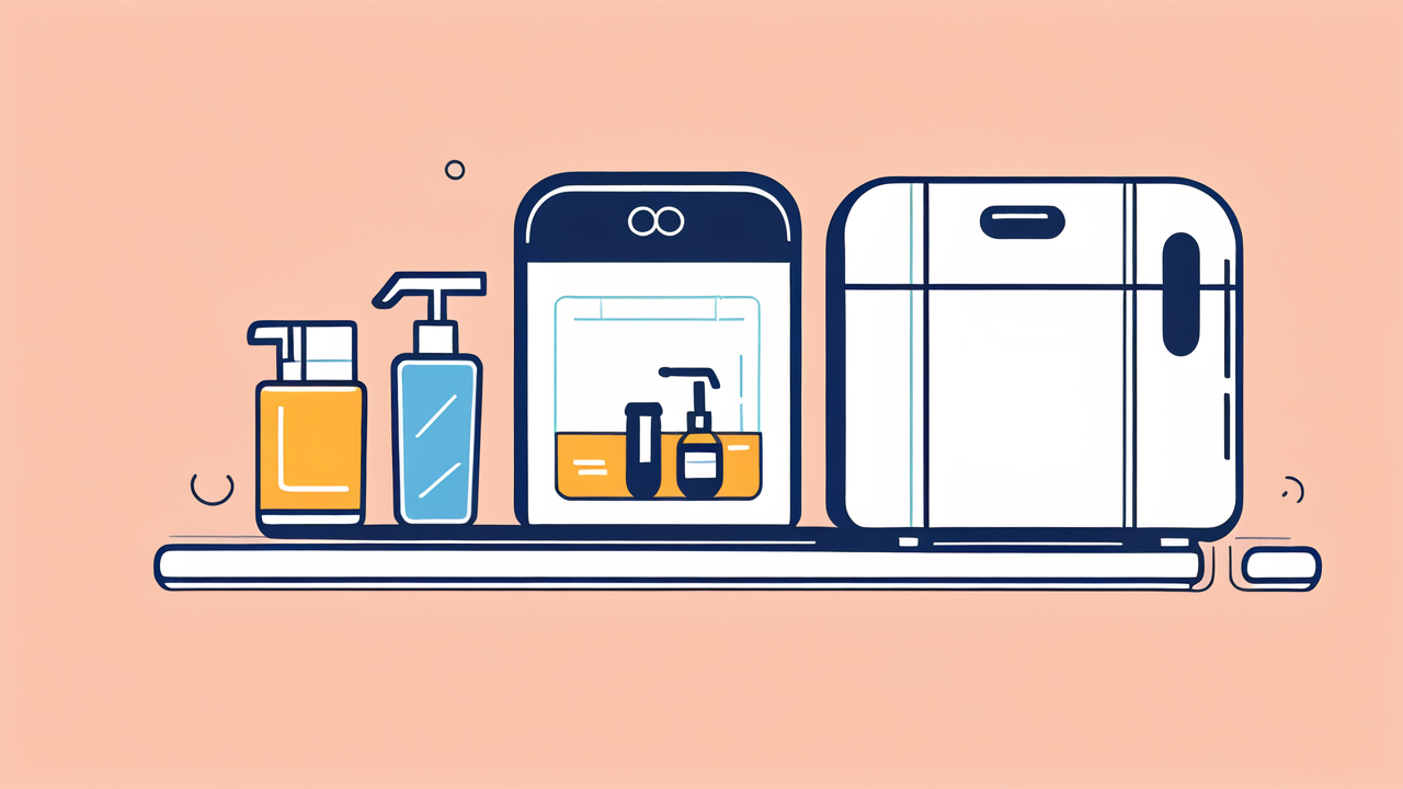 Clutter-free bathroom with minimalist design and modern bathroom storage solutions