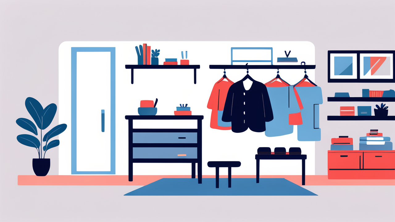 double stacked clothing rack