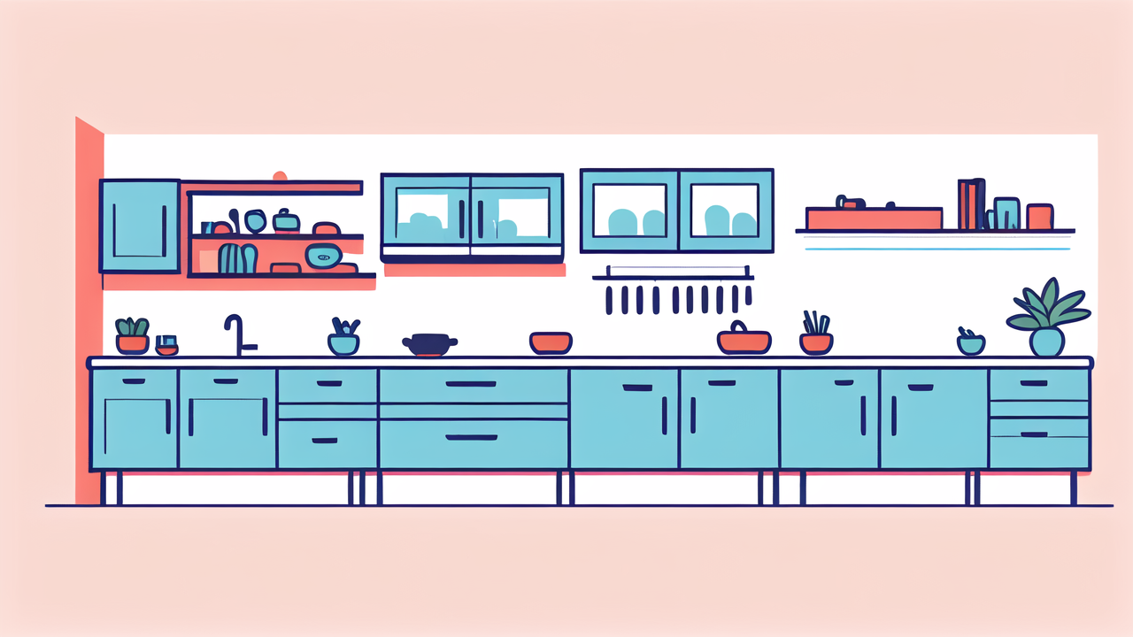 ladder shelf kitchen