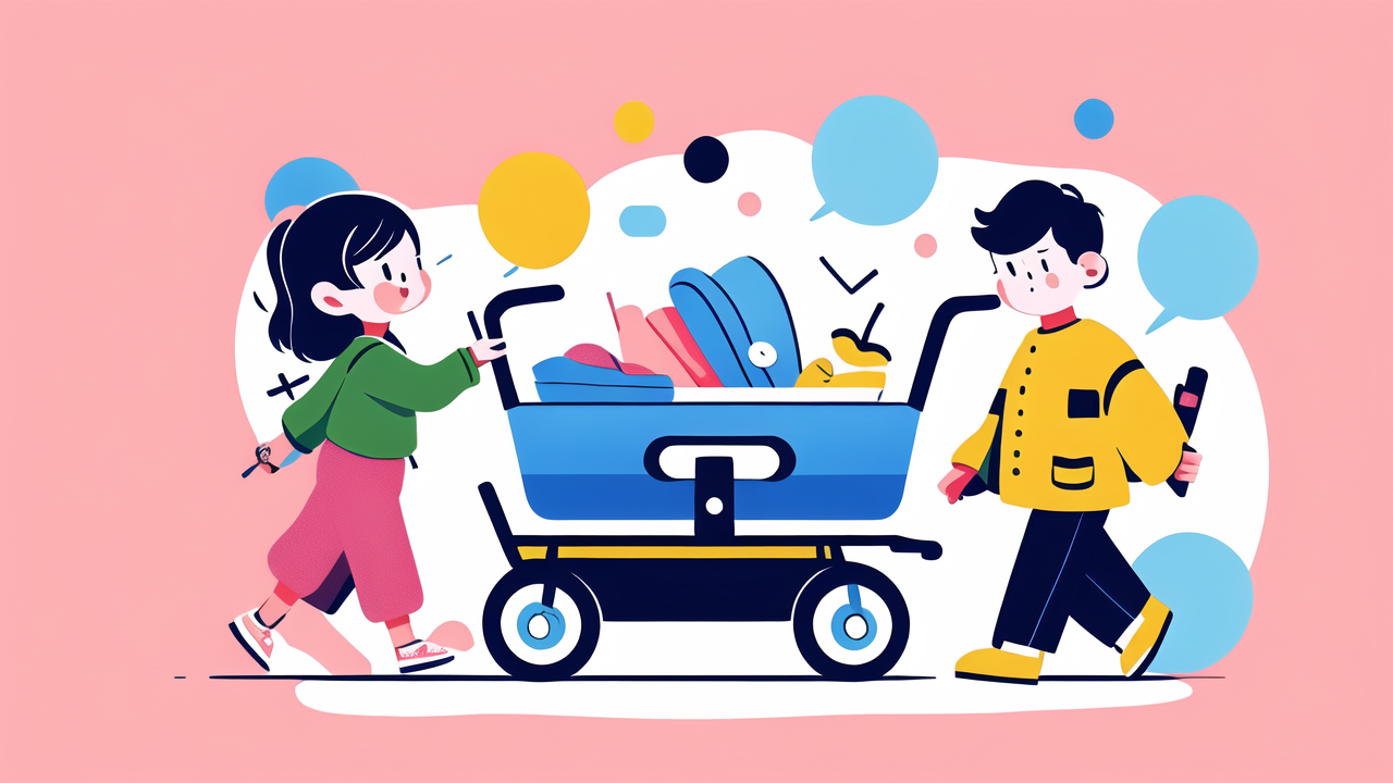 Baby Stroller Cup Holder Rack