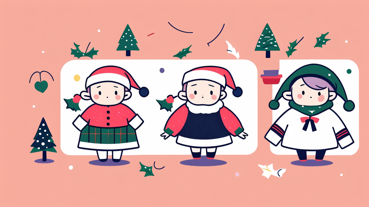 Christmas baby clothes showcasing navy, pink, white, and black baby Christmas outfits.