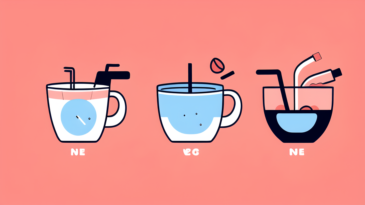 Leak-proof toddler cup with straw depicting equilibrium and non-equilibrium states