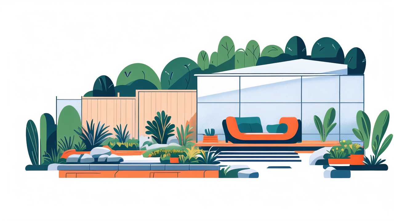 modern design landscaping