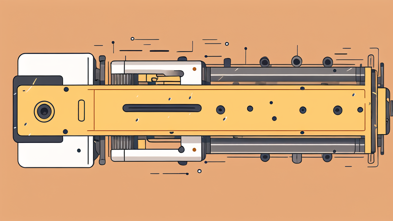 6006 ZZ bearings inspired elements: abstract tech objects on pink background