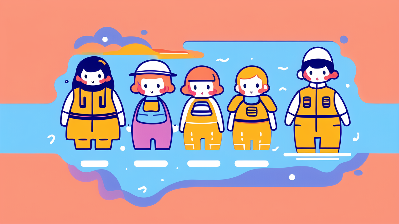 Inflatable Life Vest Baby Swimming Jacket