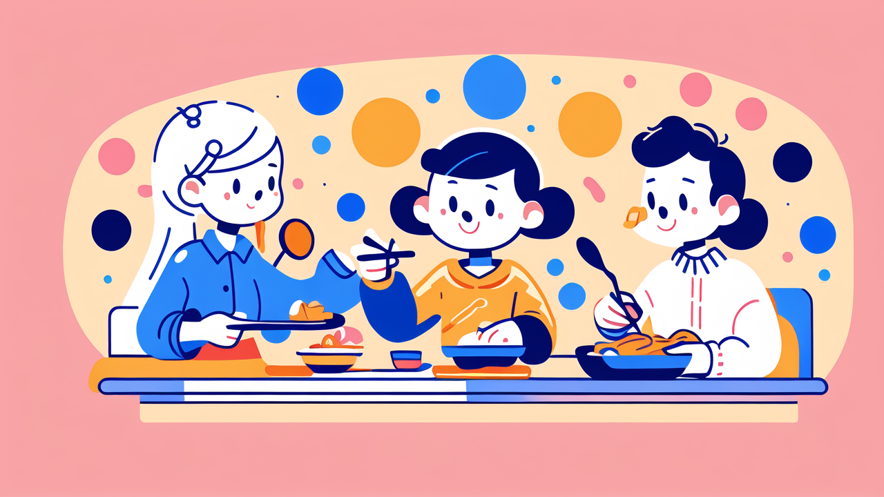 Toddler mealtime behavior with divided plates for kids, colorful and balanced meal.