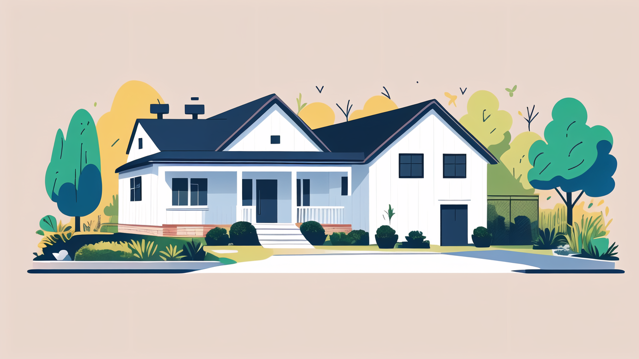 modern farmhouse landscaping