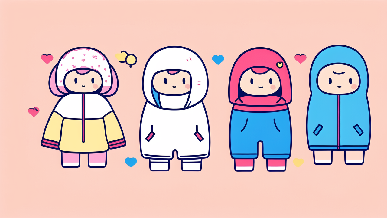 Rabbit Ear Hooded Baby Rompers