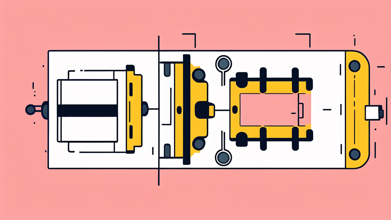 6309 bearing dimensions, 6306 vs 6309 Bearings: abstract square and circular devices on pink background
