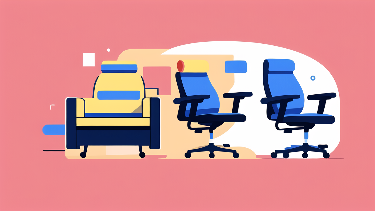 dark blue recliner chair