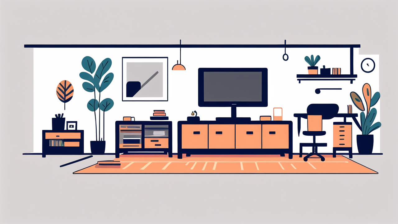 Modern living room with white living room furniture, perfect for Diwali home decoration.