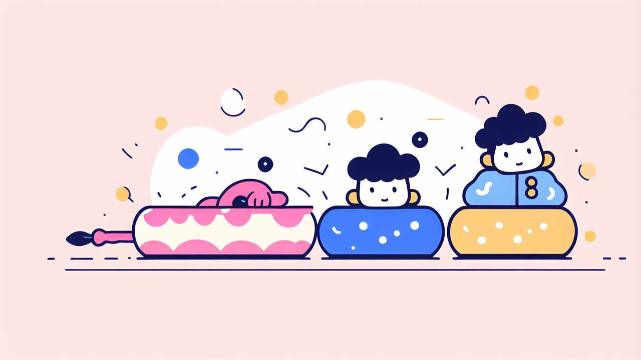 baby clothes autumn, Baby sleepwear collection with autumn-themed outfits on a pink background