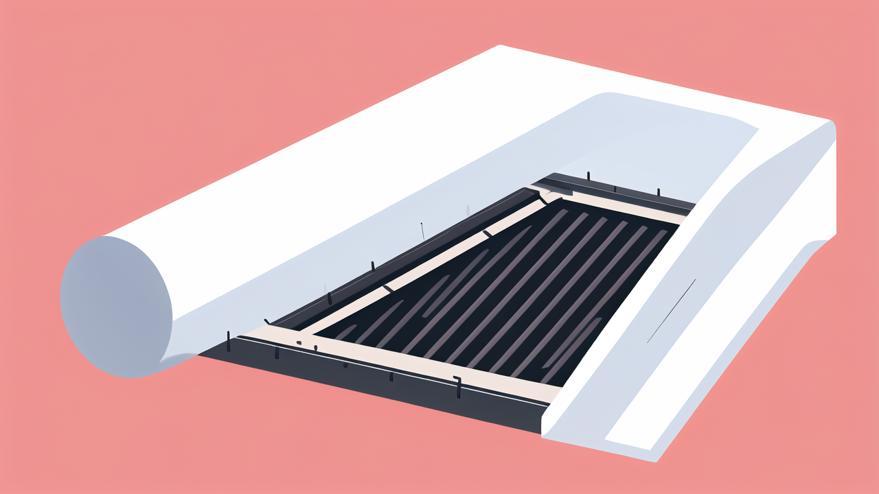 resin carbon kevlar, Minimalist building with chimney, modern design; vibrant pink backdrop; Carbon Kevlar Composites