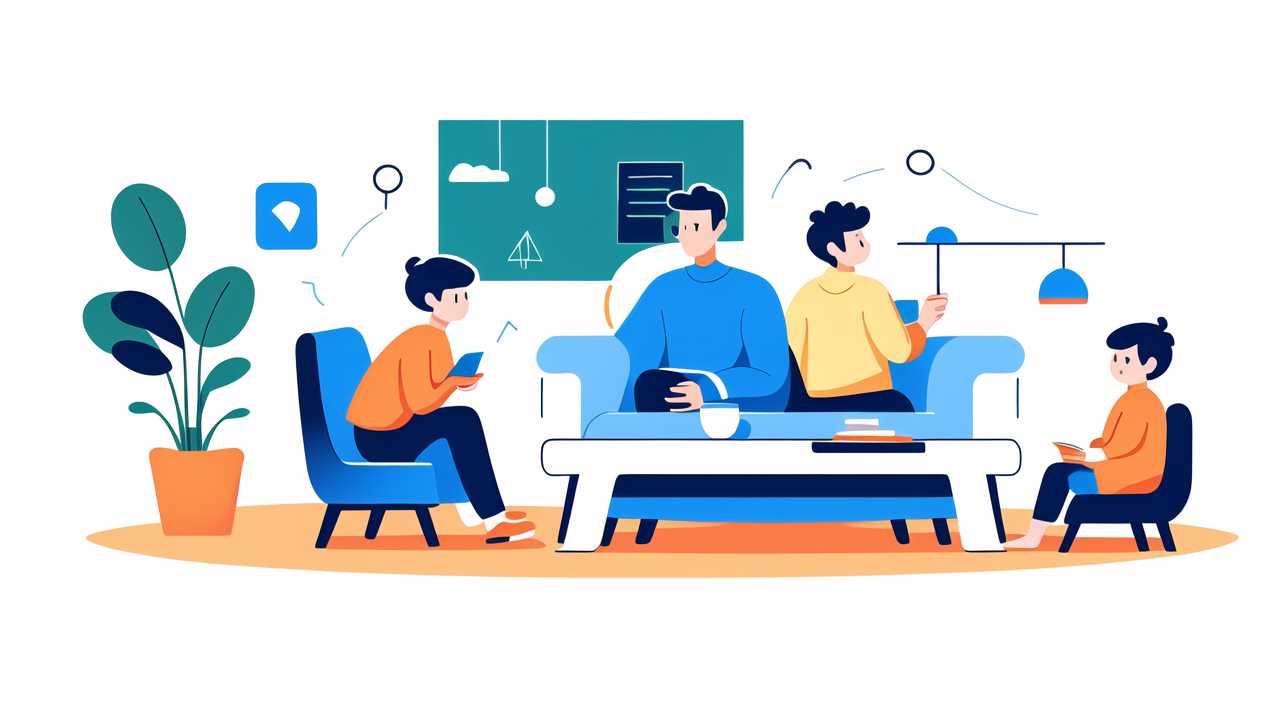 childrens recliner chairs, Modern living room with children