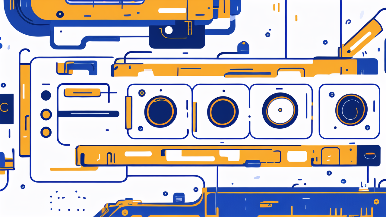 6203 rs c3 bearing, Abstract geometric shapes in blue and orange against a peach backdrop, 6203 bearing.