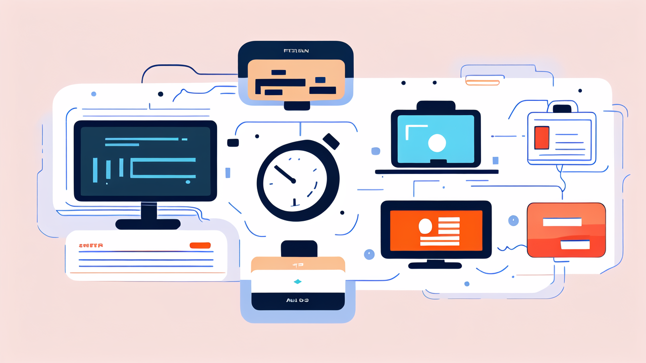 smart watch x, Vibrant workspace with X Files Smart Watch, coding interface, and multitasking tools.