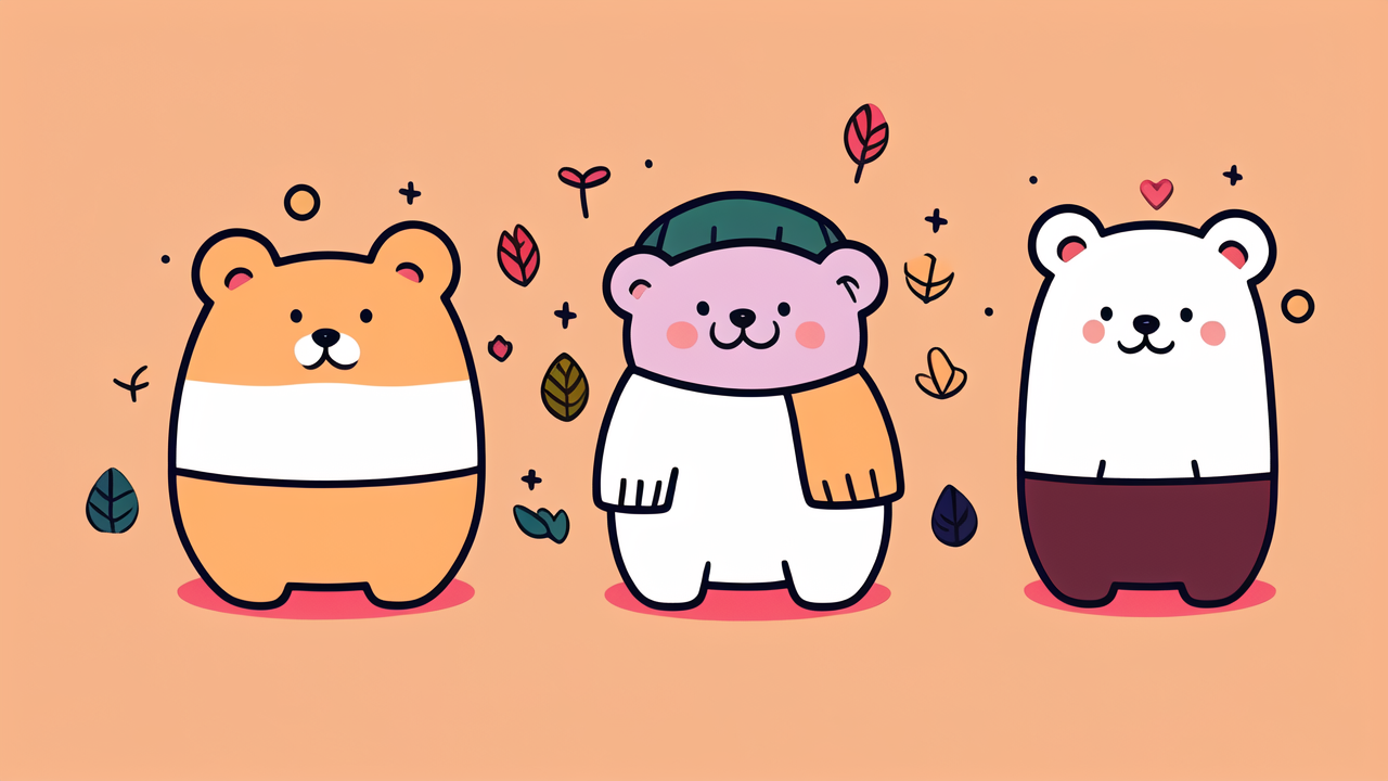 Baby Autumn Clothes Cartoon Bear