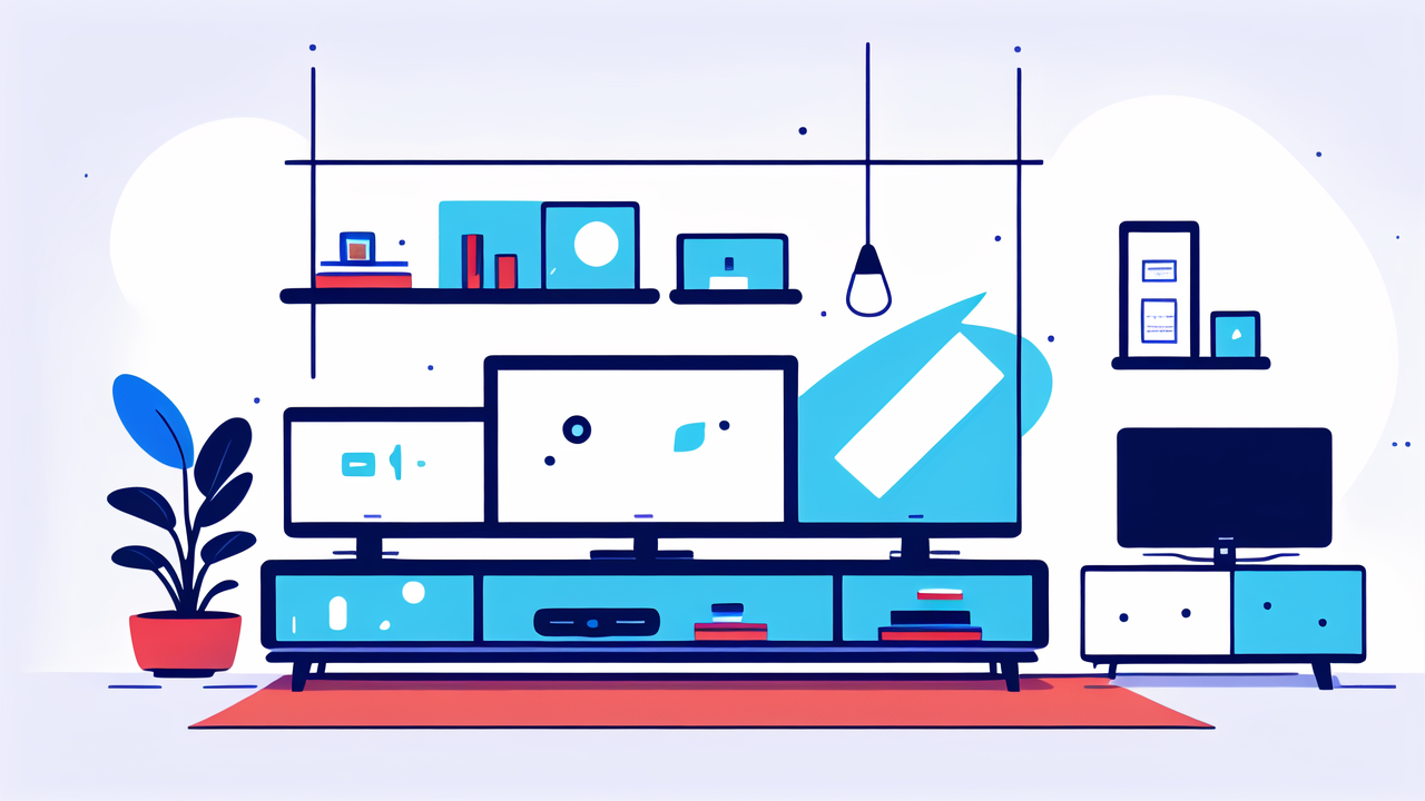 modern living room with TV stands South Africa for home entertainment setup