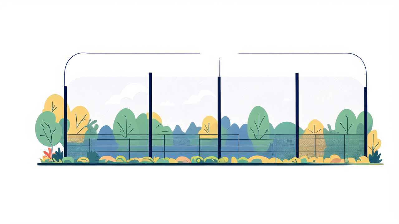 raised garden beds with fencing