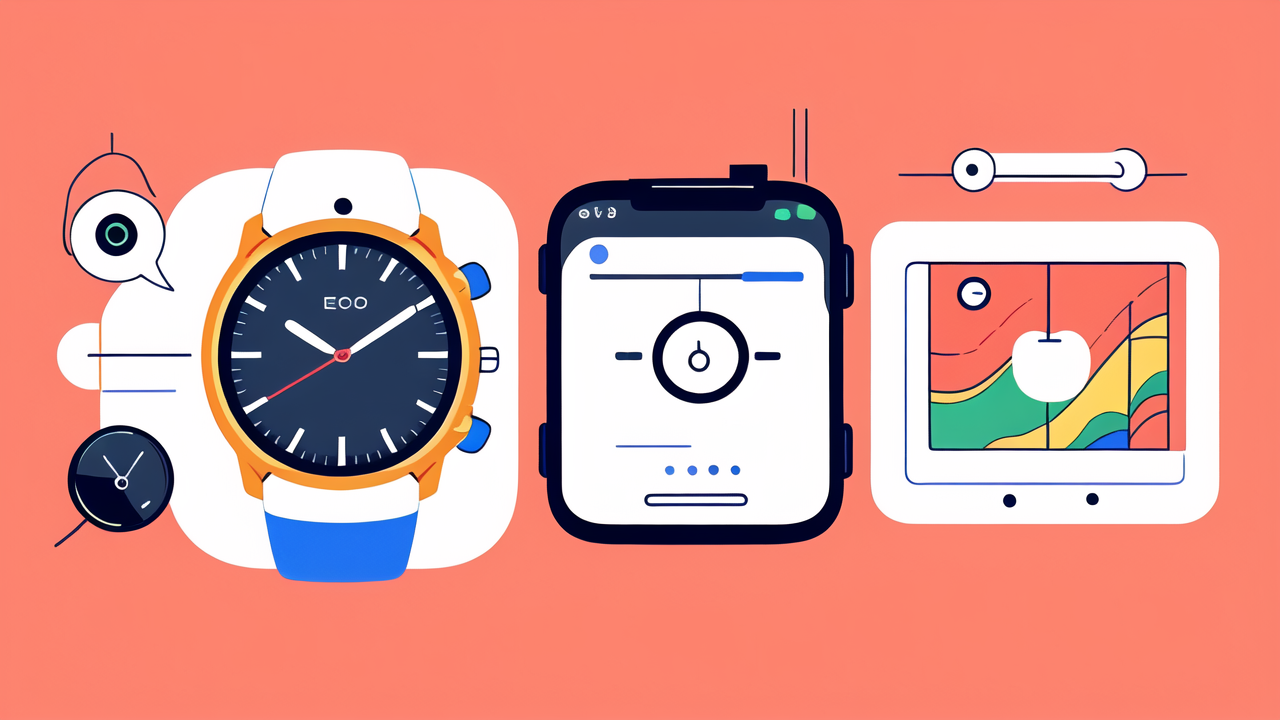 Sustainable watchmaking, Smartwatch Innovation interfaces: communication, gaming, finance on vibrant smartphones