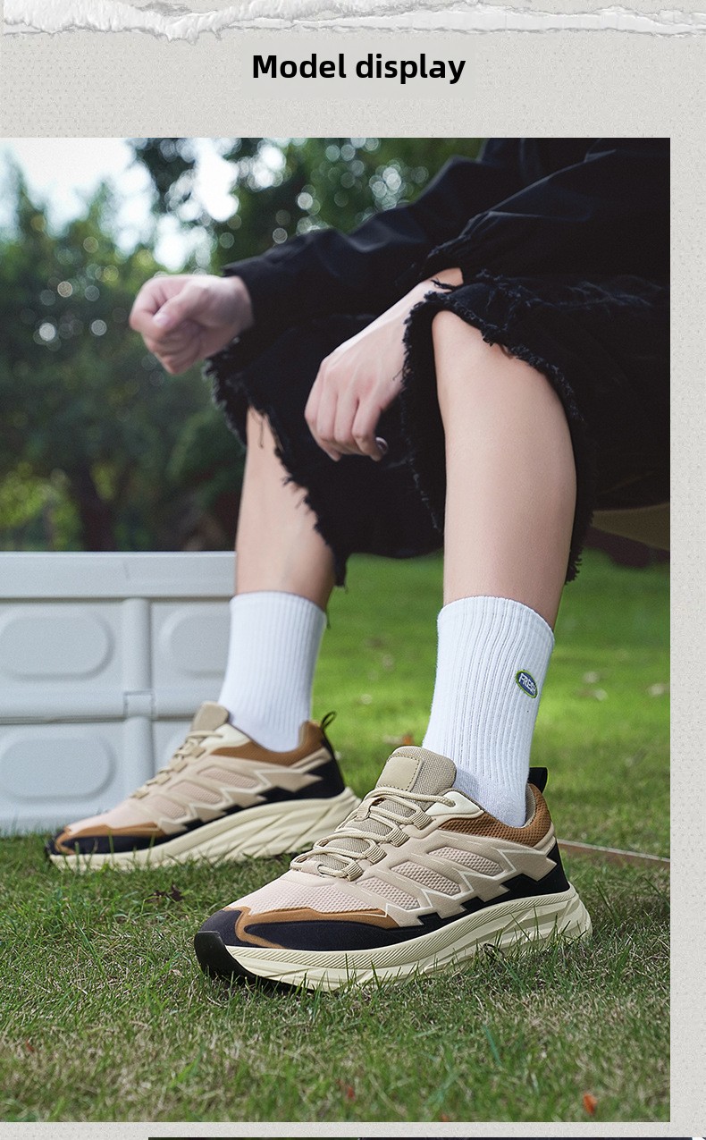 Autumn and winter casual sports shoes men's platform shoes trendy dad shoes breathable rebound running shoes men's shoes_voghion.com